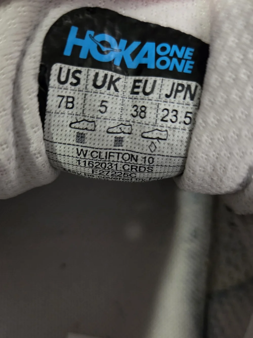 Hoka Women's Sneakers in Light Gray and White